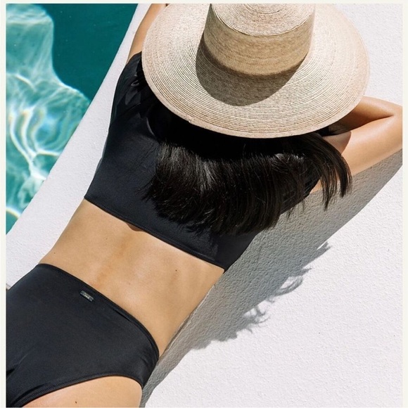 Cleobella MAUDE TOP Bikini Size Large BLACK NWT - Picture 3 of 6